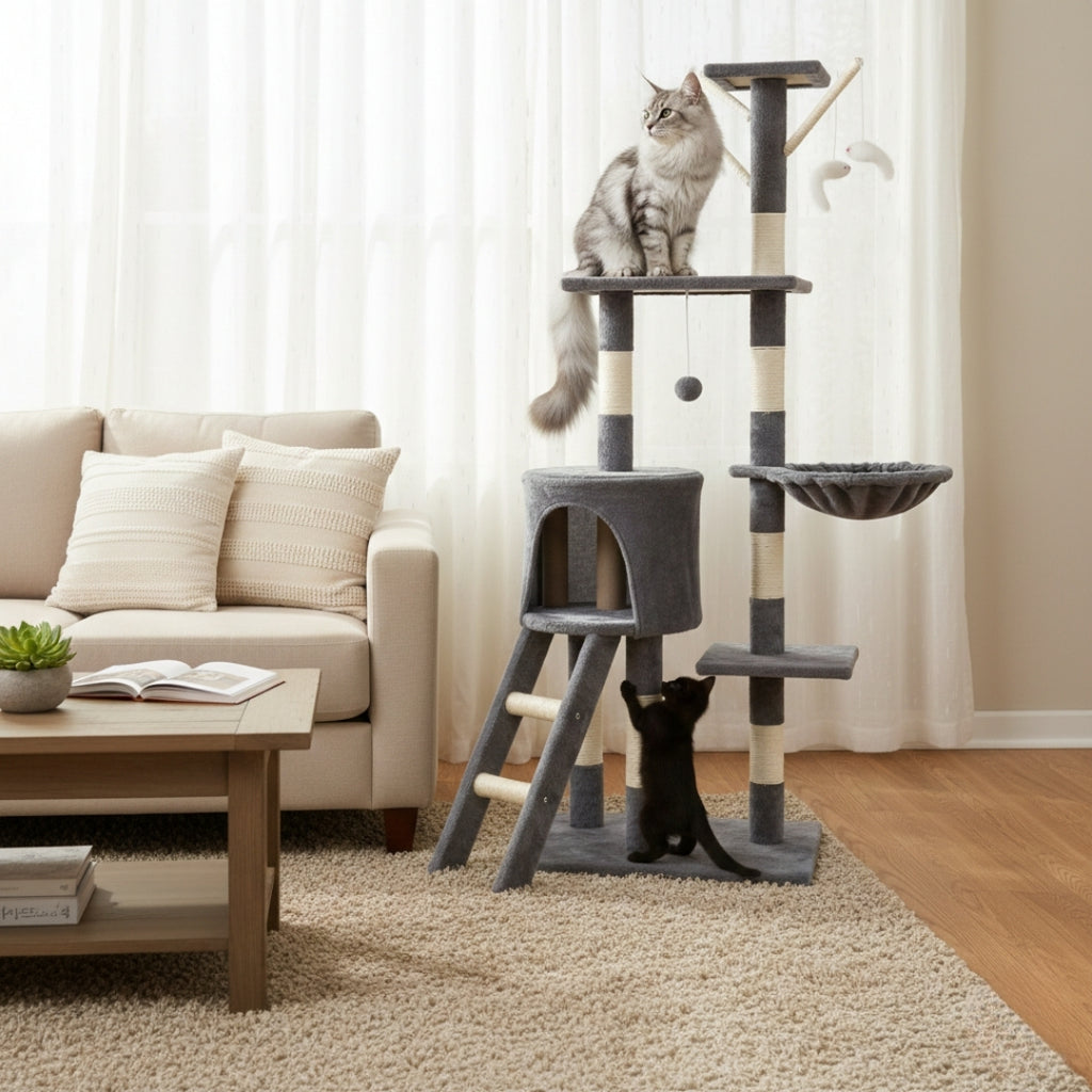 Richmond 140cm Medium Cat Tree & Scratching Post | Cat Furniture