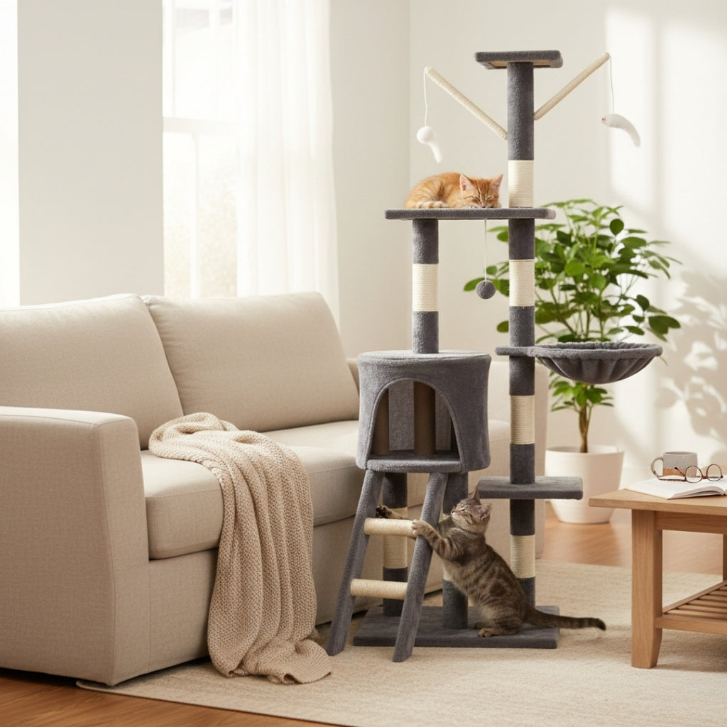 Richmond 140cm Medium Cat Tree & Scratching Post | Cat Furniture