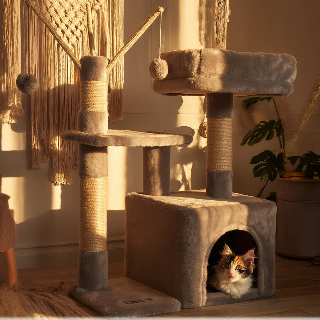 Carlisle 72cm Small Cat Tree & Scratching Post | Cat Furniture