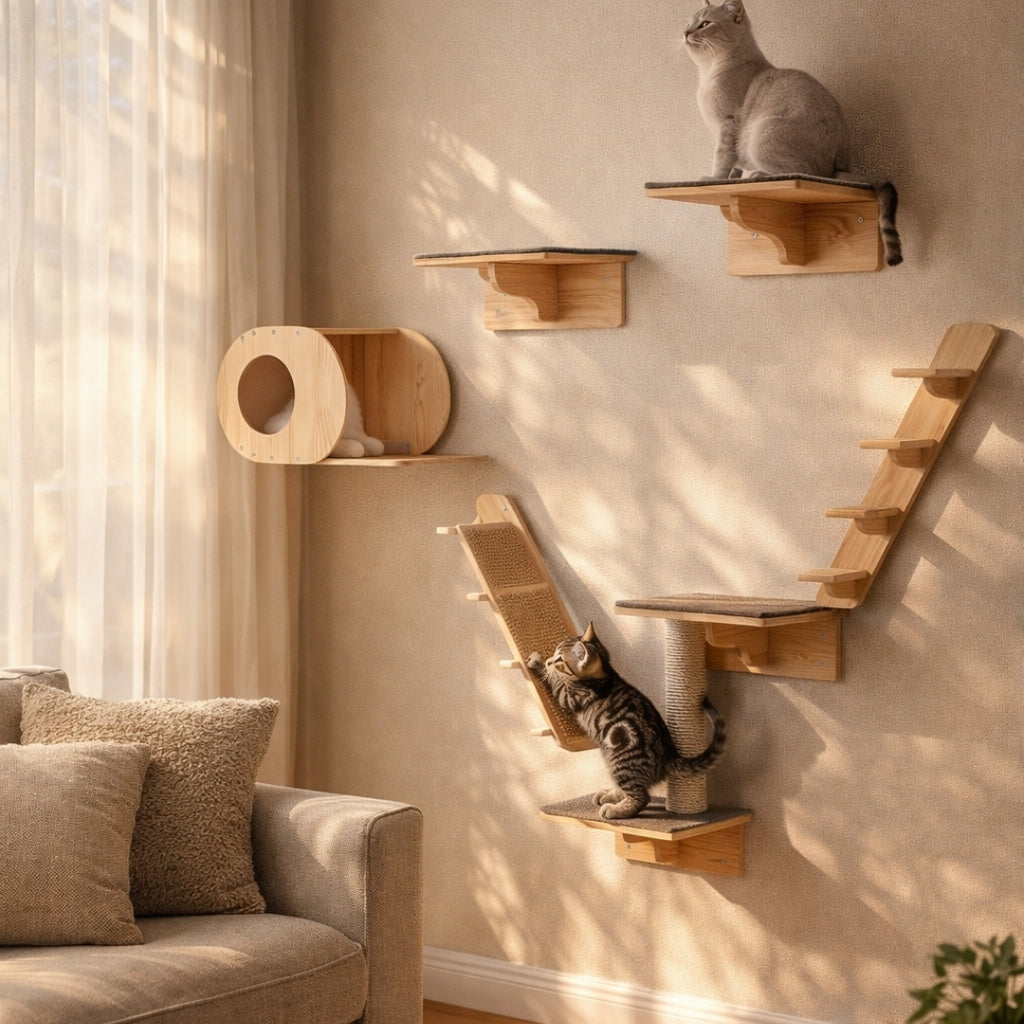 Victoria Wall Cat Tree & Scratching Post | Cat Furniture