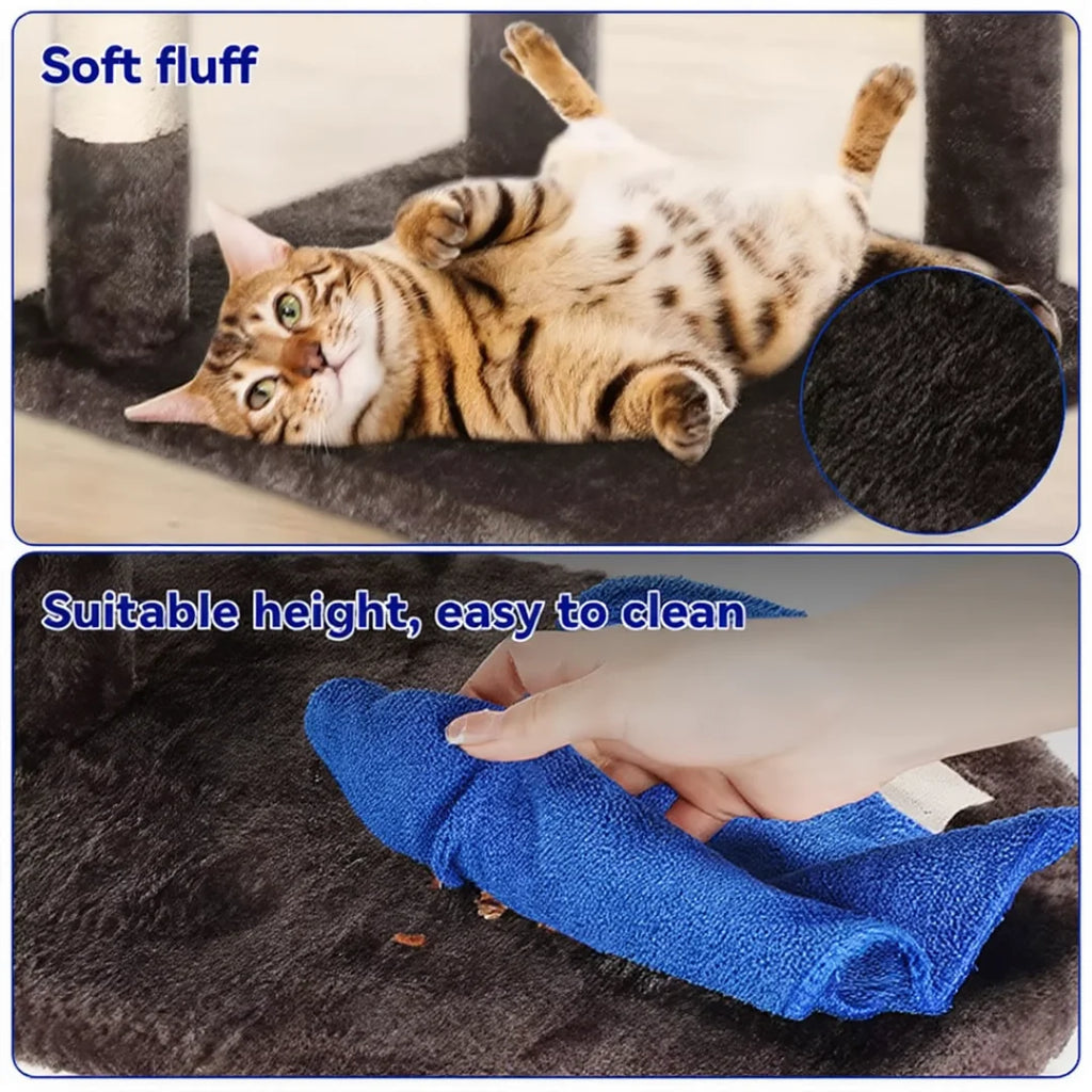 Stratford 138cm Medium Cat Tree & Scratching Post | Cat Furniture