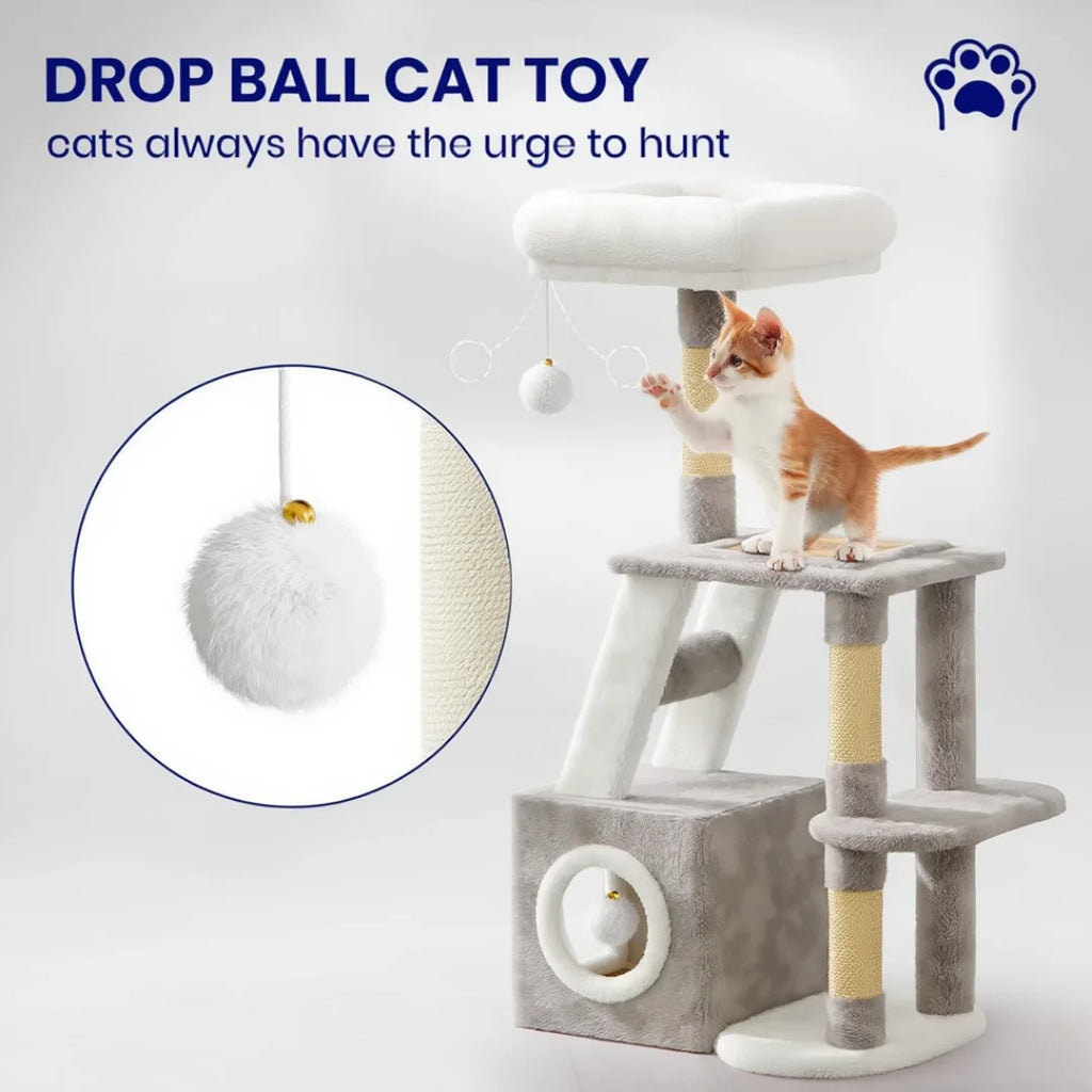 Durham 107cm Small Cat Tree & Scratching Post | Cat Furniture