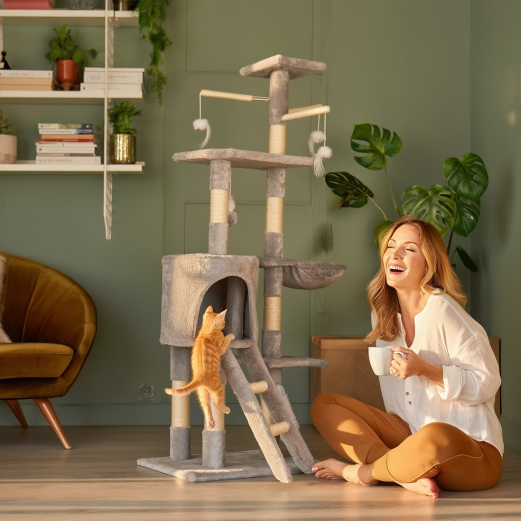 Richmond 140cm Medium Cat Tree & Scratching Post | Cat Furniture