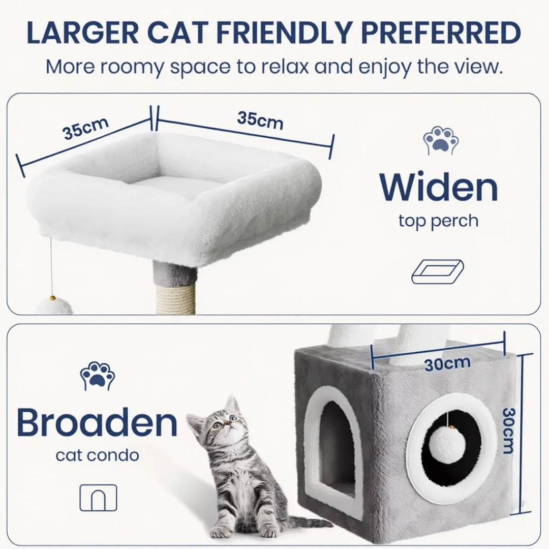 Durham 107cm Small Cat Tree & Scratching Post | Cat Furniture