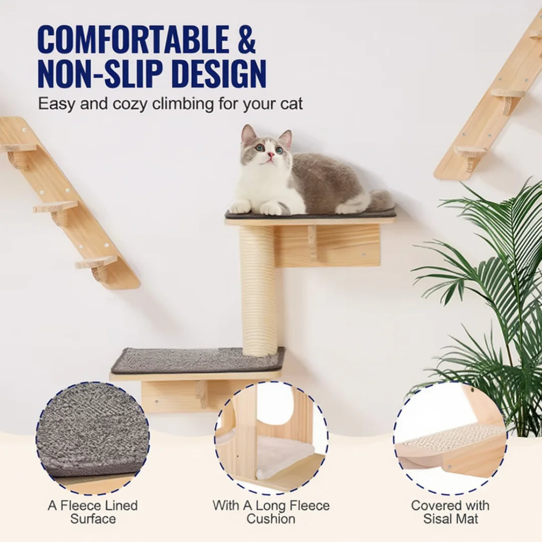 Victoria Wall Cat Tree & Scratching Post | Cat Furniture