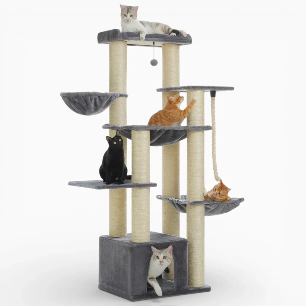 Suffolk 170cm Large Cat Tree & Scratching Post | Cat Furniture
