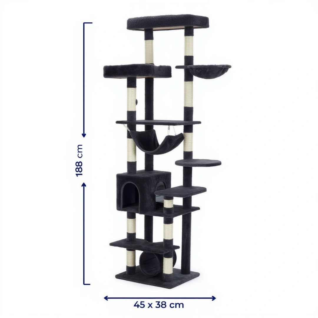 Bloomsbury 188cm Large Cat Tree & Scratching Post | Cat Furniture