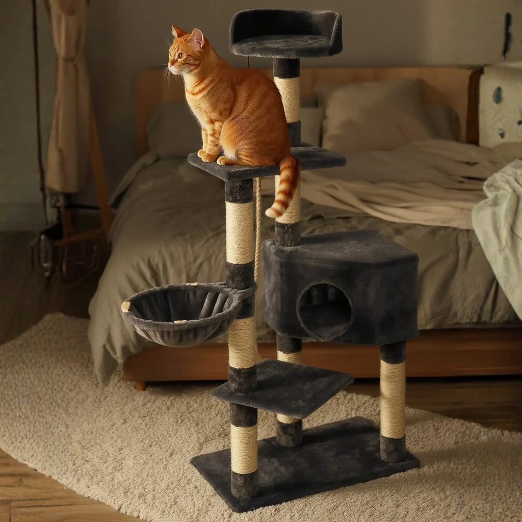 Stratford 138cm Medium Cat Tree & Scratching Post | Cat Furniture