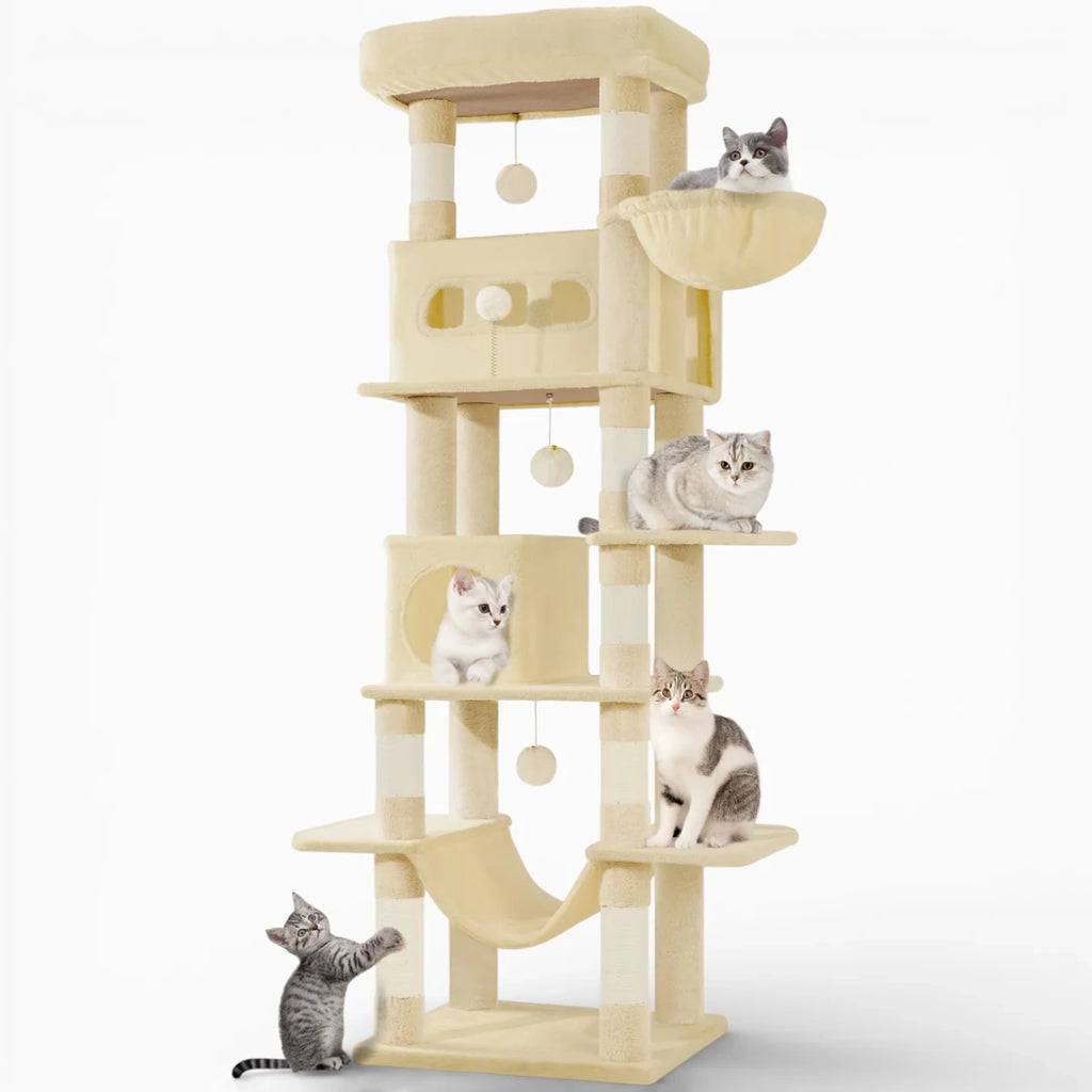 Cornwall 170cm Large Cat Tree & Scratching Post | Cat Furniture