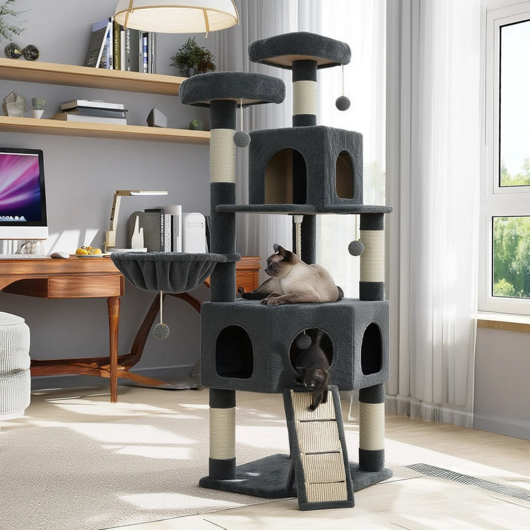 Hyde Park 174cm Large Cat Tree & Scratching Post | Cat Furniture