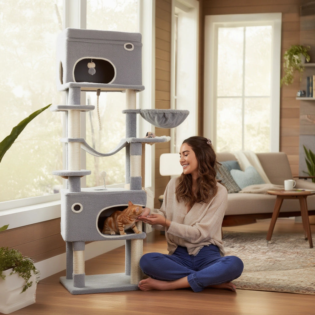 Kent Cat Tree 178cm Large Cat Tree & Scratching Post | Cat Furniture