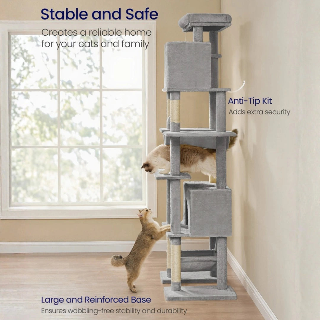 Bristol 201cm Large Cat Tree & Scratching Post | Cat Furniture