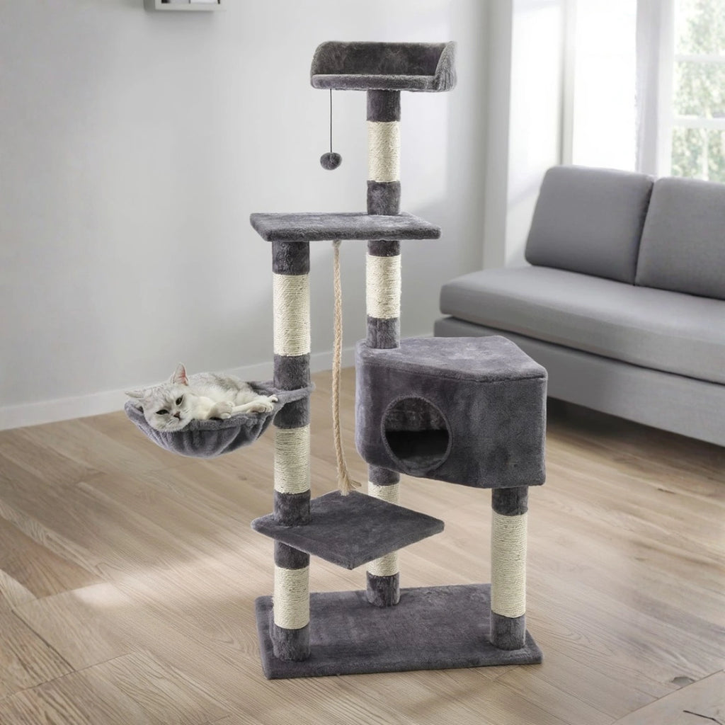 Stratford 138cm Medium Cat Tree & Scratching Post | Cat Furniture