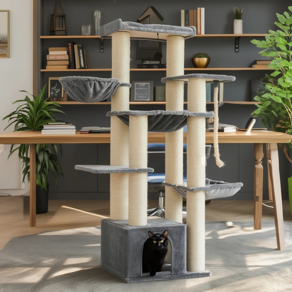 Suffolk 170cm Large Cat Tree & Scratching Post | Cat Furniture