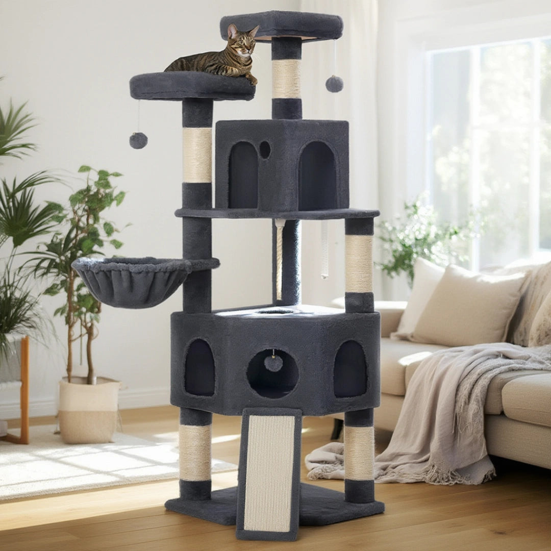 Hyde Park 174cm Large Cat Tree & Scratching Post | Cat Furniture