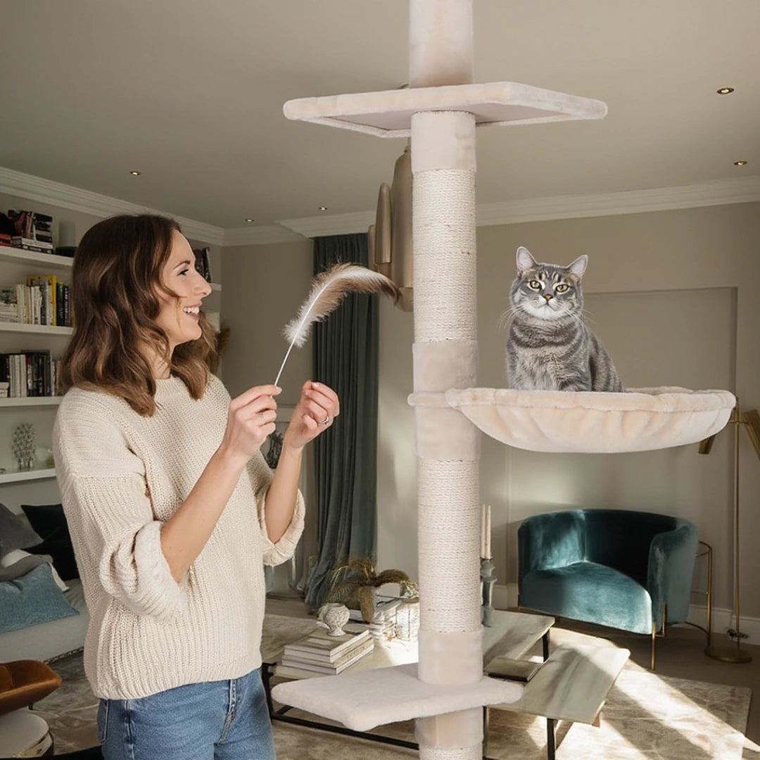 Ascot 230-260cm Large Cat Tree & Scratching Post | Cat Furniture
