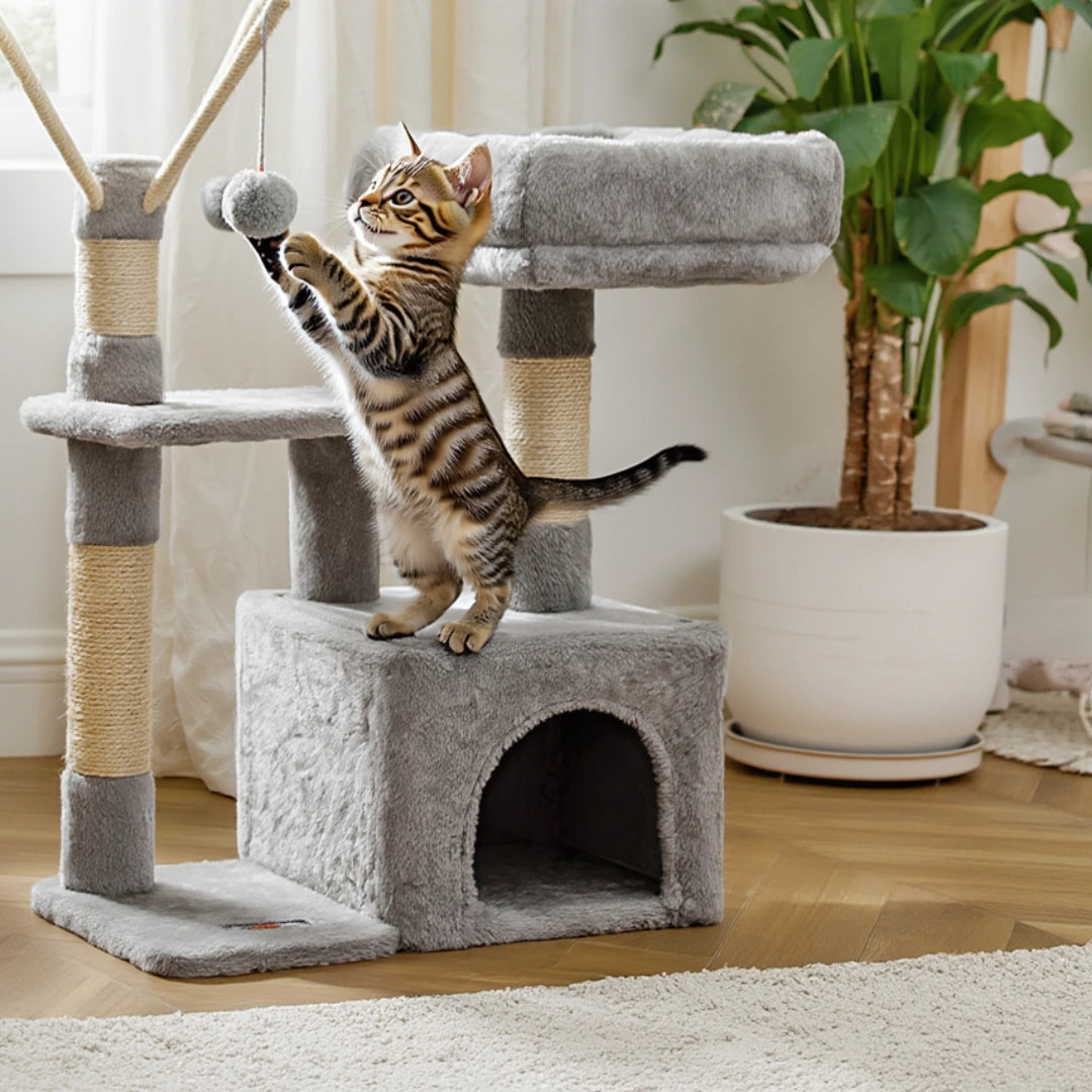 Carlisle 72cm Small Cat Tree & Scratching Post | Cat Furniture