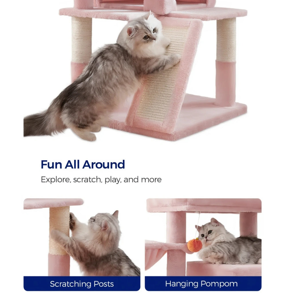Chelsea 96cm Small Cat Tree & Scratching Post | Cat Furniture