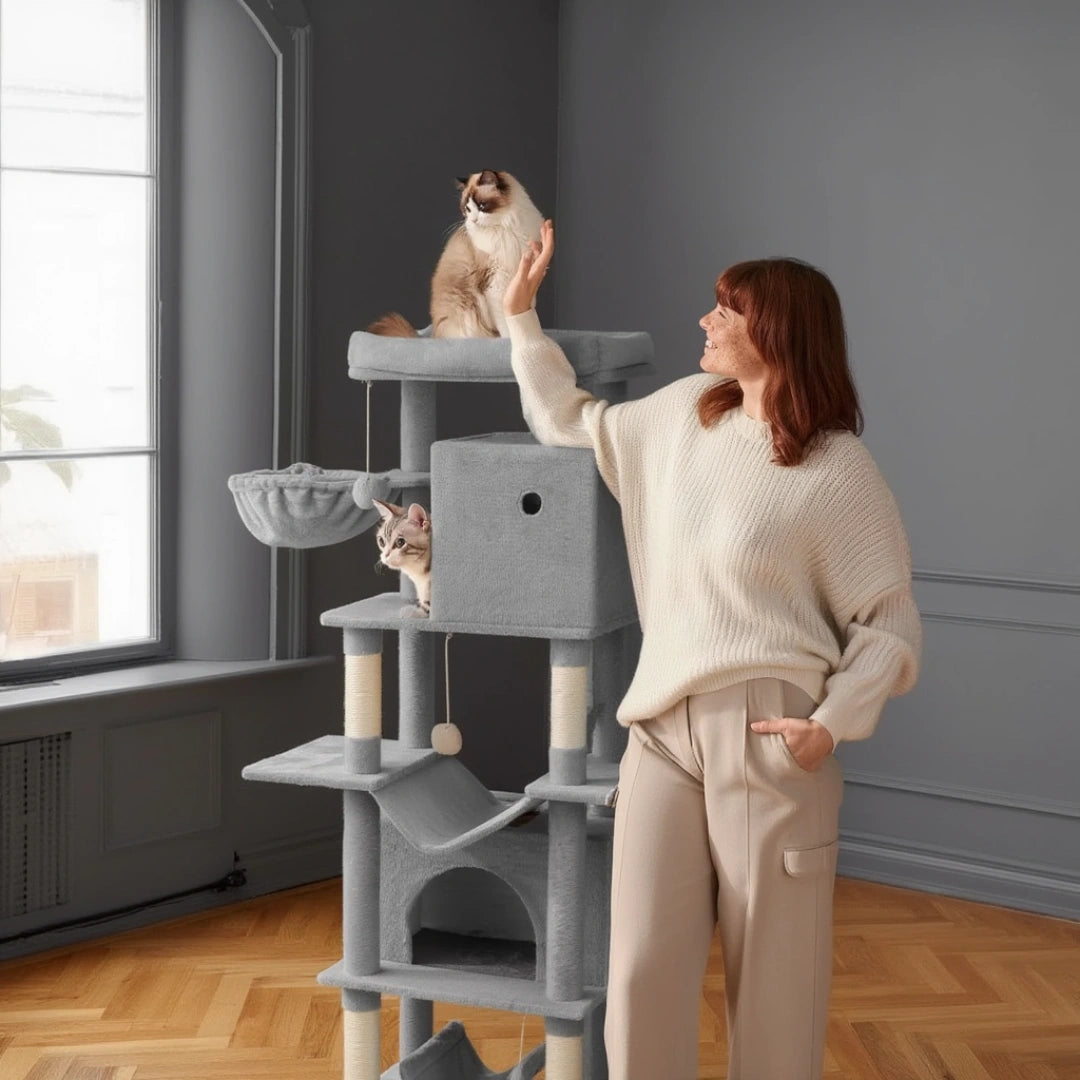 Bristol 201cm Large Cat Tree & Scratching Post | Cat Furniture
