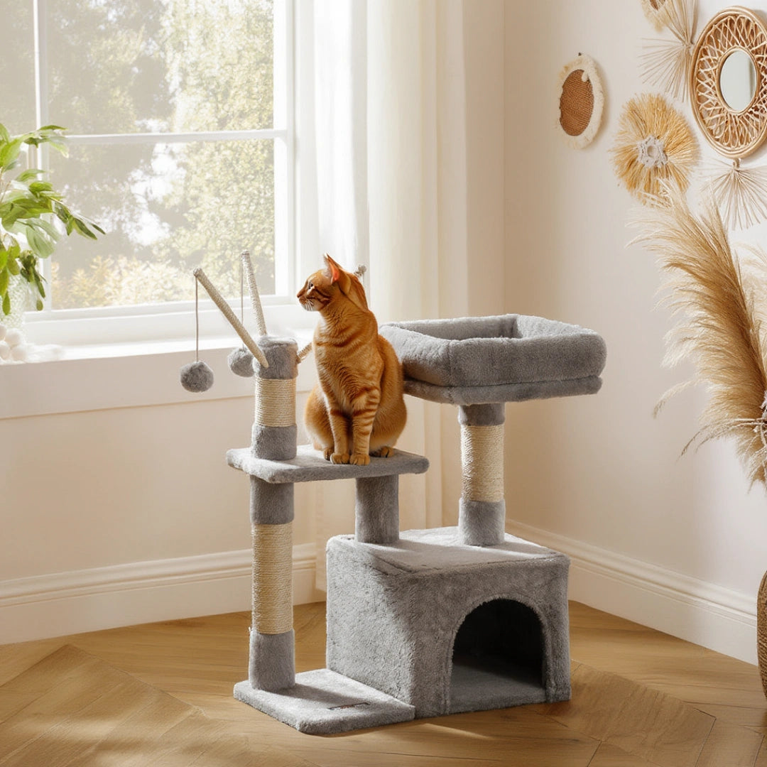 Carlisle 72cm Small Cat Tree & Scratching Post | Cat Furniture
