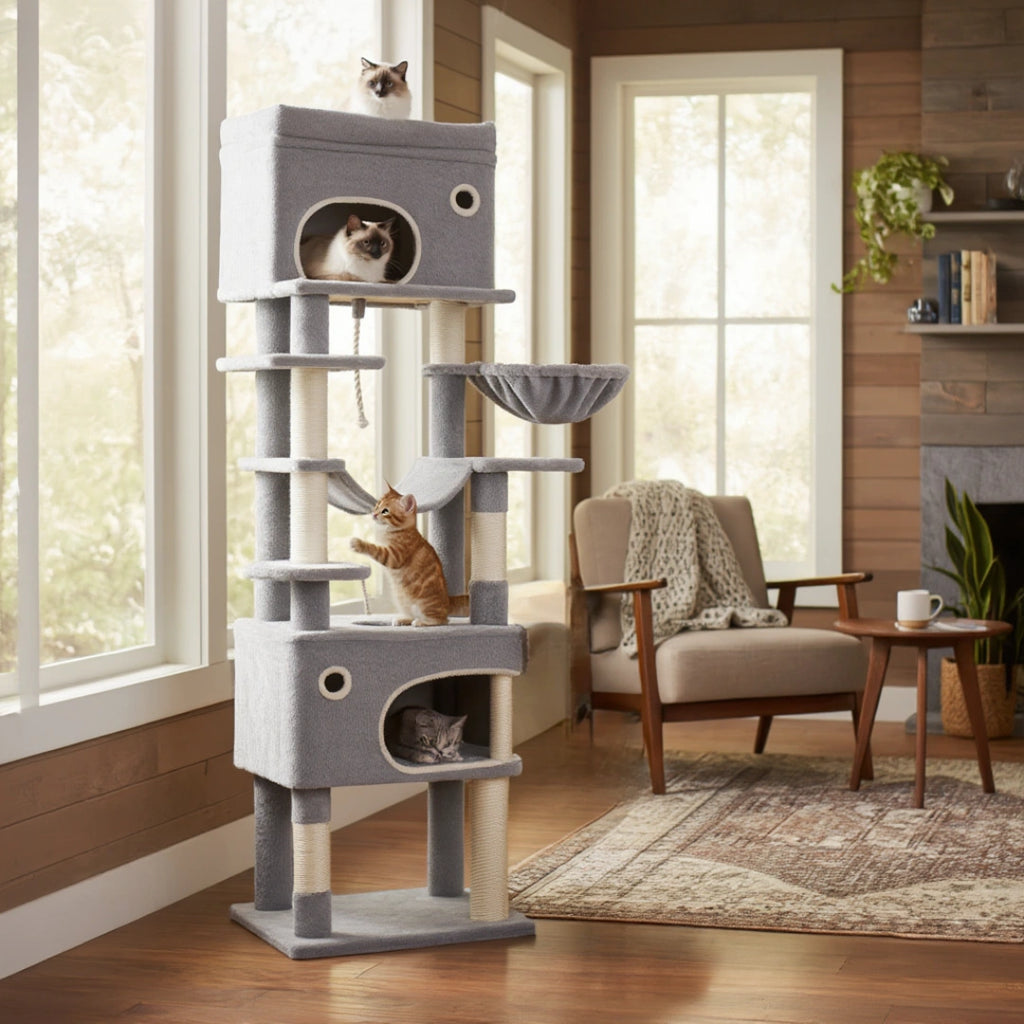 Kent Cat Tree 178cm Large Cat Tree & Scratching Post | Cat Furniture