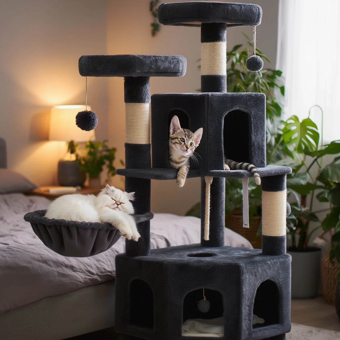 Hyde Park 174cm Large Cat Tree & Scratching Post | Cat Furniture
