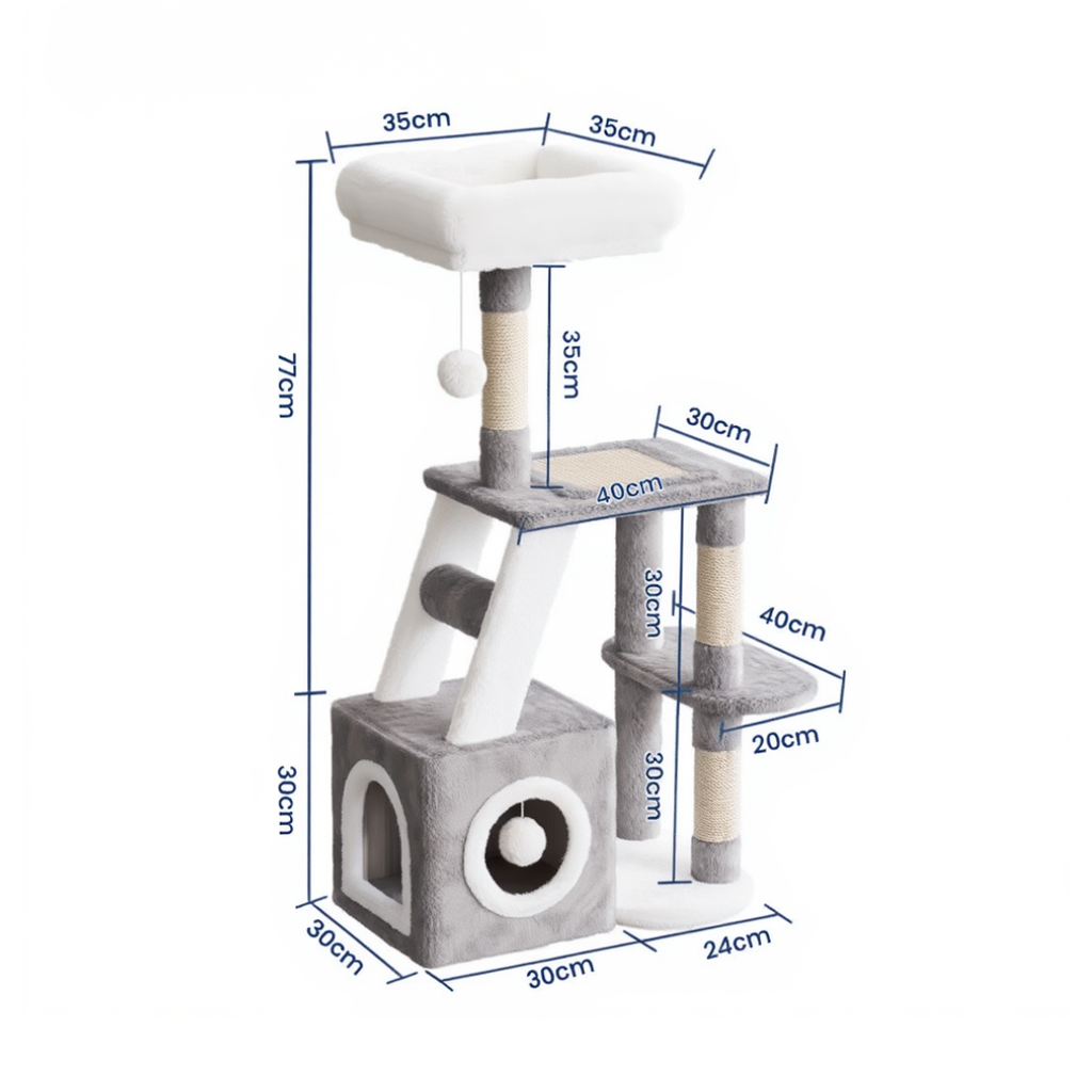 Durham 107cm Small Cat Tree & Scratching Post | Cat Furniture