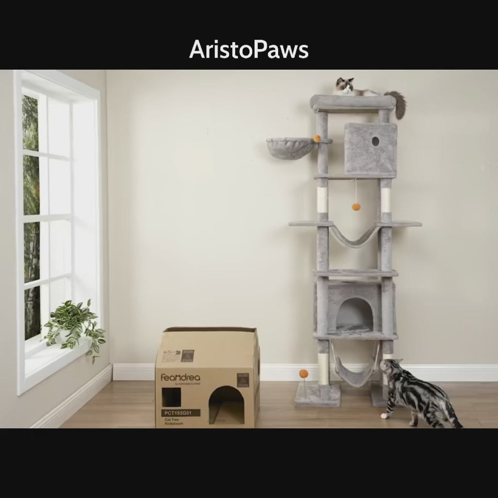 Bristol 201cm Large Cat Tree & Scratching Post | Cat Furniture